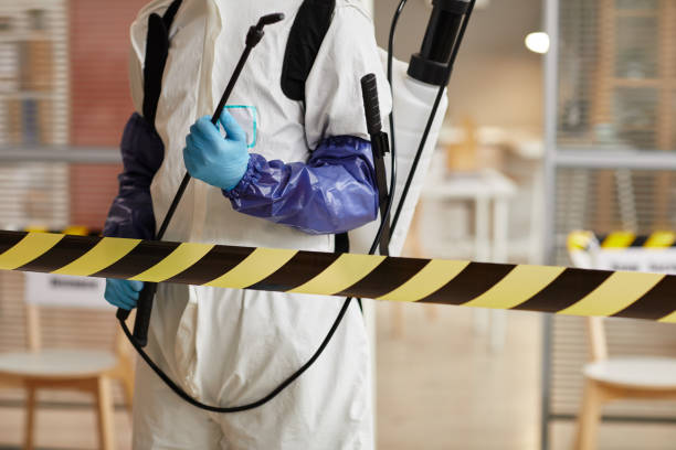 Professional Blood Cleanup technician working in Altamont, OR